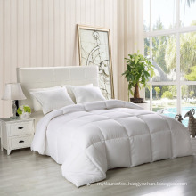 High Quality 100% Polyester White Quilted Comforter For Hotel